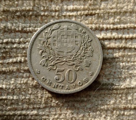 Werty71 Португалия 50 сентаво 1959