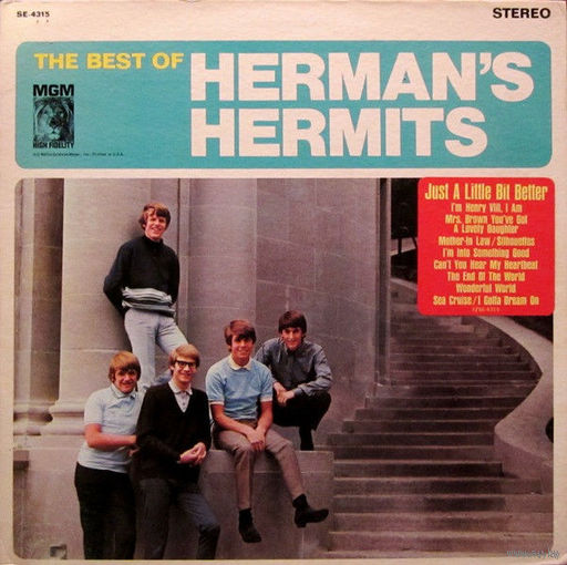 Herman's Hermits – The Best Of Herman's Hermits, LP, USA 1965