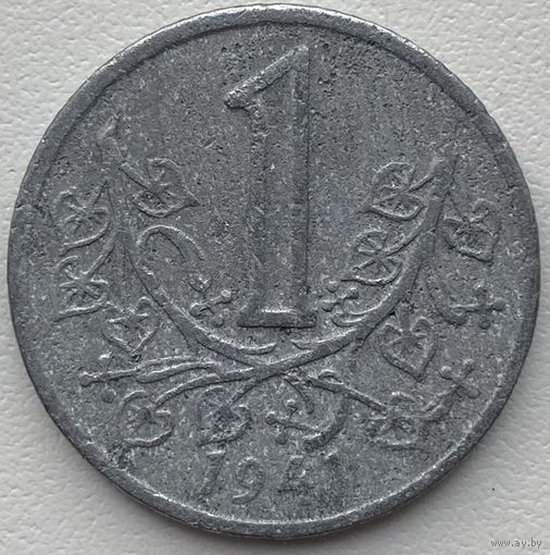 Богемия и Моравия 1 крона 1941 г.