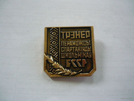 ТРЕНЕР ПОБЕДИТЕЛЯ СПАРТАКИАДЫ ШКОЛЬНИКОВ БССР