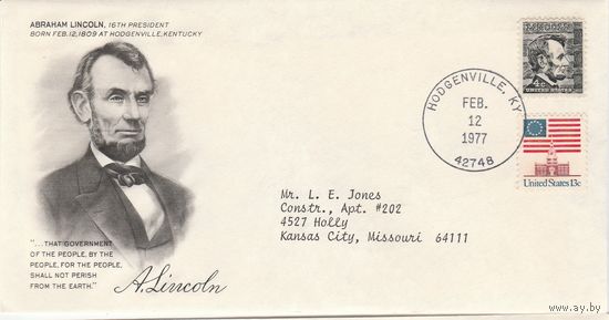 КПД США /Президент ABRAHAM LINCOLN/11 1977 г
