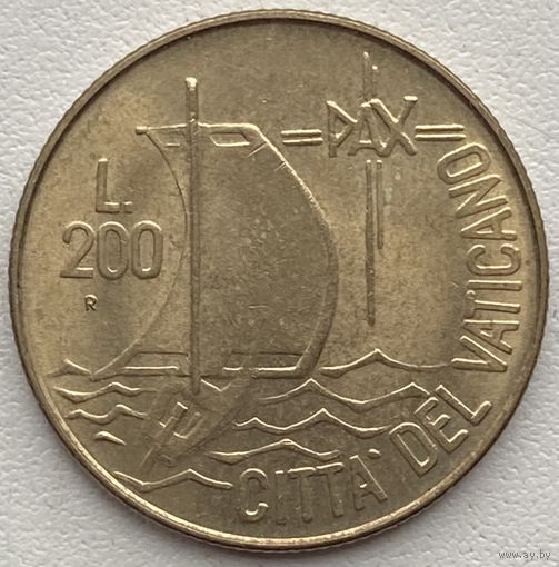 Ватикан 200 лир 1984 г.
