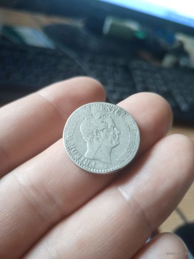 Талер 1848 буква А- Берлин