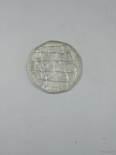 Австрия 5 евро 2004 100 лет футболу
