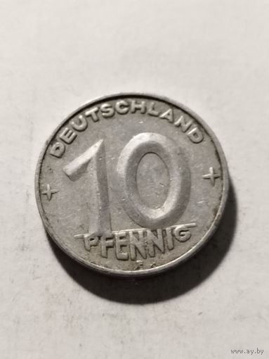 ГДР 10 пфенинг 1950 Е