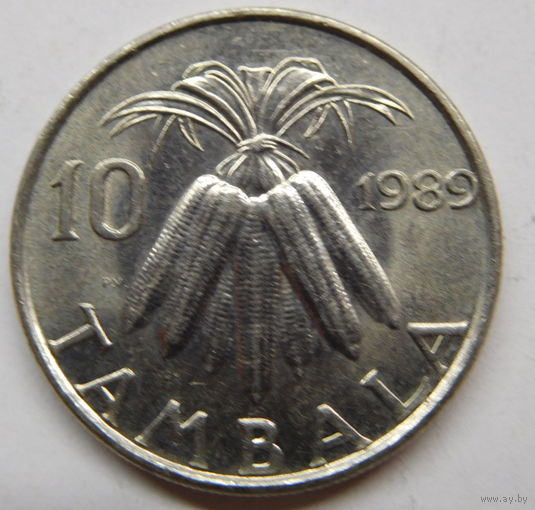 Малави 10 тамбала 1989 г Магнитная