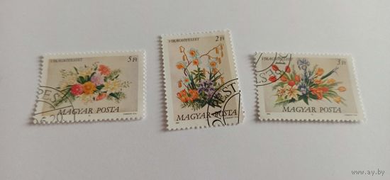 Венгрия 1989 цветы