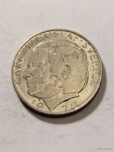 Швеция 1 крона 1978