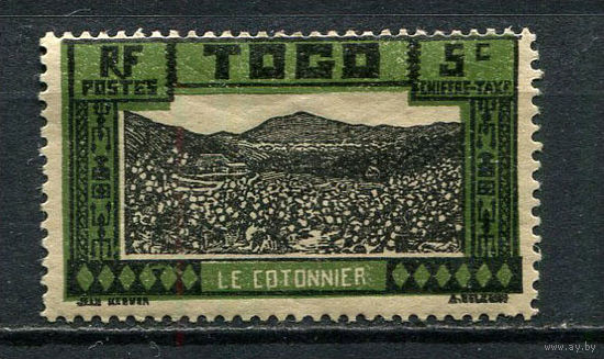 Французские колонии - Того - 1925 - Хлопок 5C. Portomarken - [Mi.11p] - 1 марка. MLH, MH.  (Лот 82Gh)-T2P53