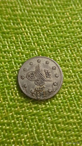 Османская империя 2 куруша 1255 ( 1839 )  Абдул - Меджид I .