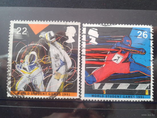 Англия 1991 Спорт Михель-1,8 евро гаш