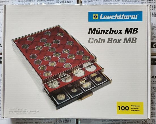 Leuchtturm планшет MB20 на 20 монет 39 мм! Под унцовки! Германия, Лейхтурм! ВОЗМОЖЕН ОБМЕН!