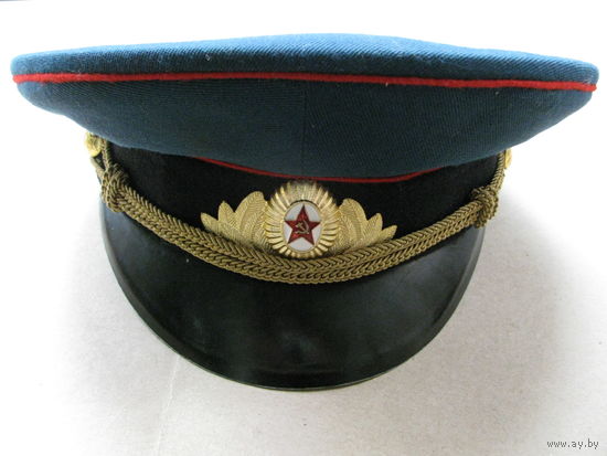 Фуражка парадная офицера ВС СССР. размер 54