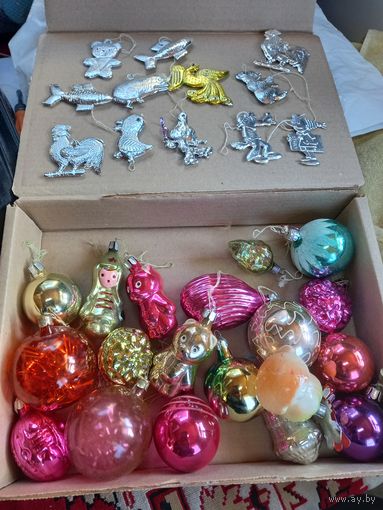 Елочные игрушки СССР Красноармеец грибок-прищепка буратино и другое классное