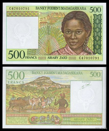 Мадагаскар 500 ариари образца 1994 года UNC p75b