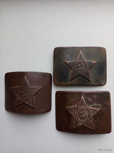 Три пряжки ВС СССР.