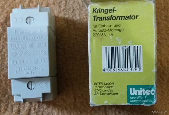Трансформатор Klingel-Transformator Friedland 780 (Germany)