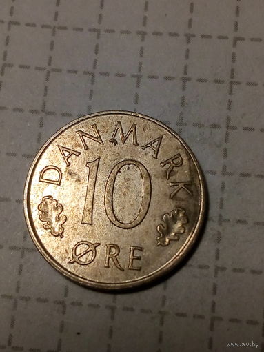 10 эре  Дания 1981 год