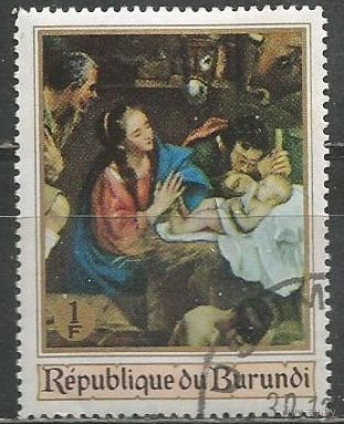 Бурунди. Рождество. 1967г. Mi#382.