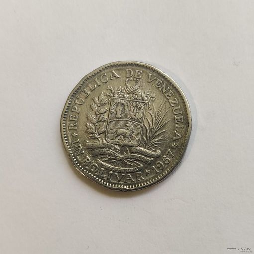 Венесуэла 1 боливар 1967 г.
