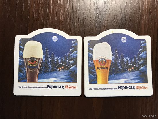 Подставка под пиво (бирдекель) Erdinger No 2