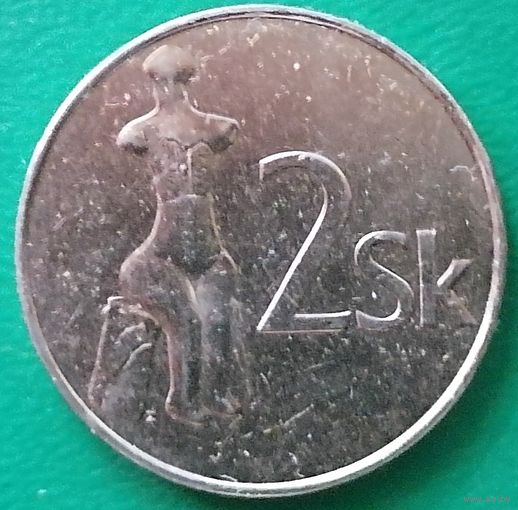Словакия 2 кроны 2007 г.