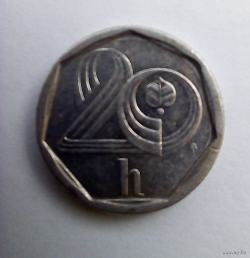 20 геллеров 1996 г Чехия.