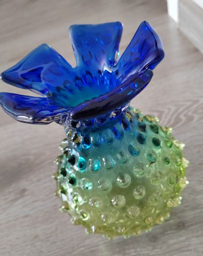 Шикарная ваза. Чехословакия. Ананас. Кактус.