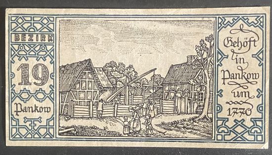 Нотгельд 50 пфеннигов 1921 год. Берлин. Веймарская республика