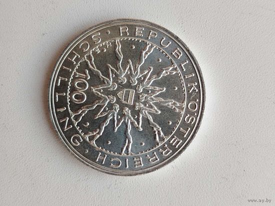 100 шиллингов австрия 1978 г