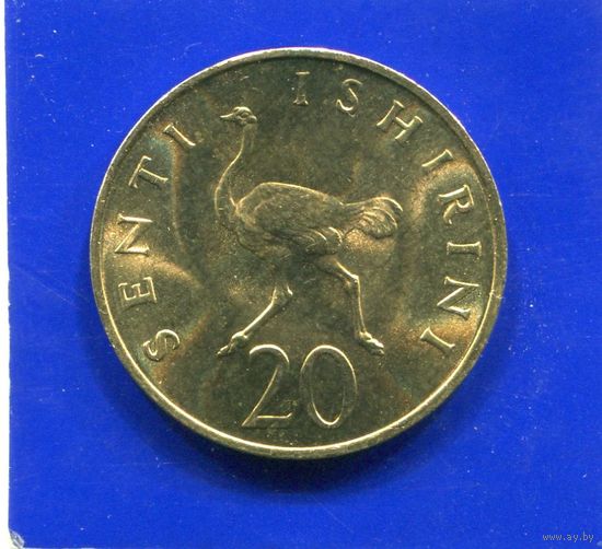Танзания 20 сенти 1979 UNC
