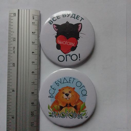 Значки Белогорье 2 шт