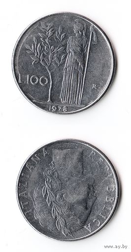 100 лир Италия 1978 года