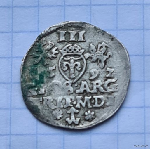 Отличный трояк 1597 год