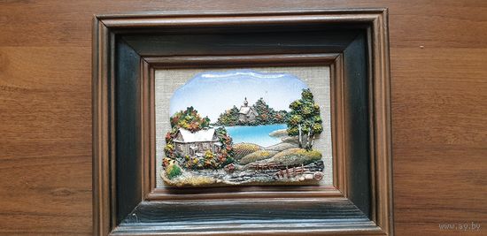 Картины из запечённой керамики. 2000-е годы. Белорусский мастер.