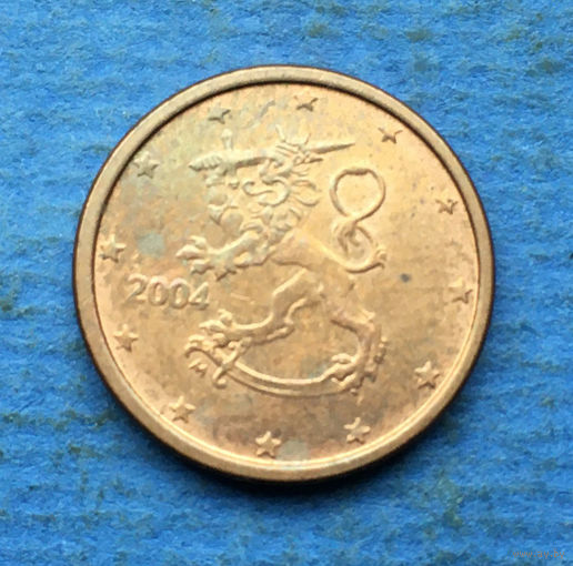 Финляндия 1 евроцент 2004