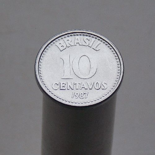 Бразилия 10 сентаво 1987