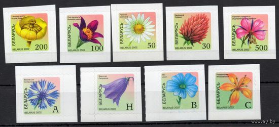 Беларусь 2002. Стандарт 6-й выпуск. Флора 9 марок  (245)