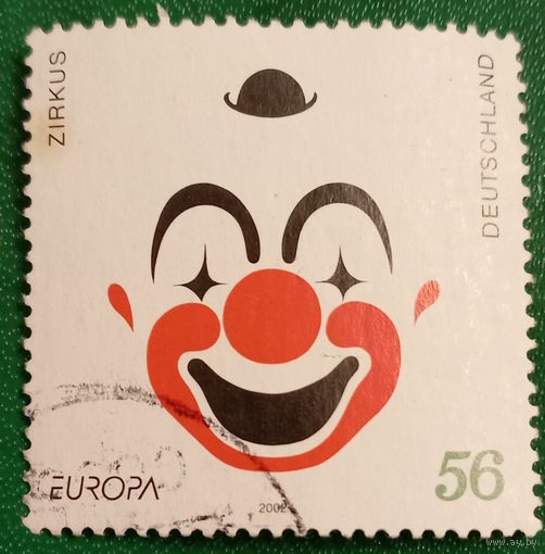 Германия 2002. Цирк. Клоун