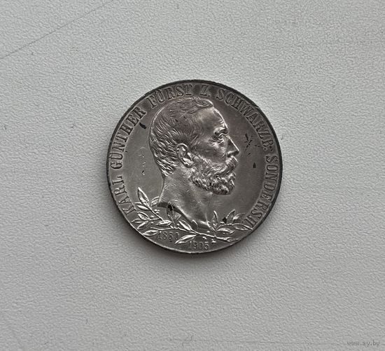 ШВАРЦБУРГ-ЗОНДЕРСХАУЗЕН  2 марки 1905 г.