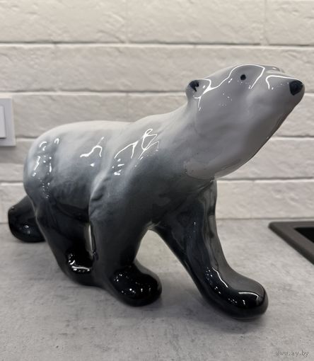 Статуэтка БЕЛЫЙ МЕДВЕДЬ. Огромный. Тяжёлый.    Распродажа коллекции!!!
