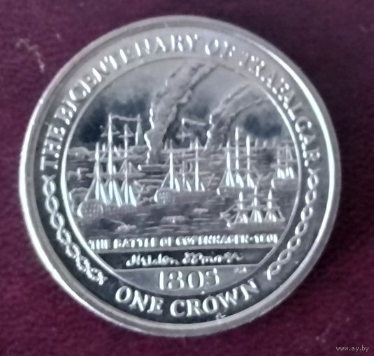 1 крона, 2005 200 лет Трафальгарскому сражению - Битва при Копенгагене.