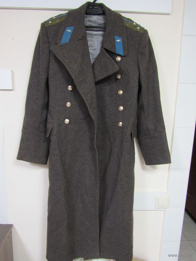 Шинель офицерская повседневная. Старший лейтенант ВВС. Военно-воздушные силы. Авиация. Советская армия. Ретро СССР. м