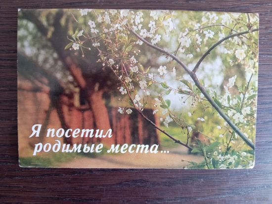 Я посетил родные места... Литературнный музей Сергея Есенина. Полный (16 шт.) комплект открыток. 1976 год
