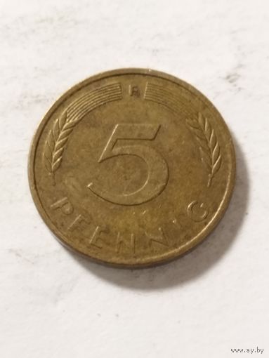 Германия 5 пфенинг 1987 F