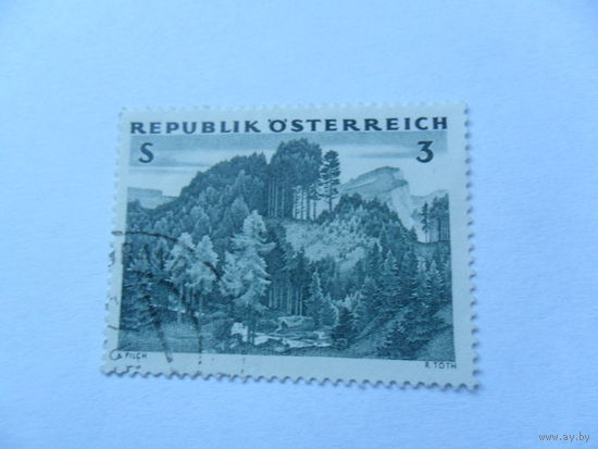 Австрия 1962г, пейзаж