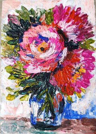 Картина мастихином