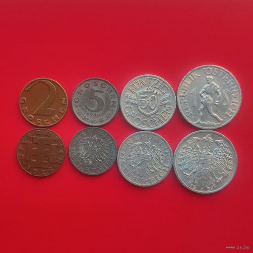 Австрия (4 монеты)