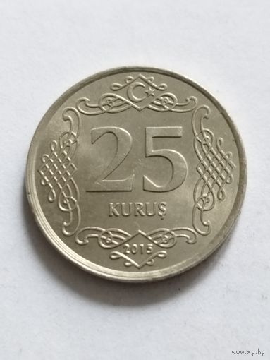 Турция 25 куруш 2015