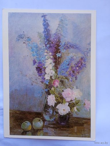 Цветы. Толоконникова. Дельфиниумы
